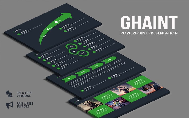 ghaint powerpoint template original