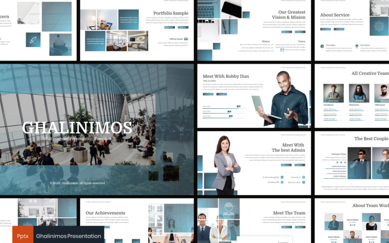 ghalinimos powerpoint template original