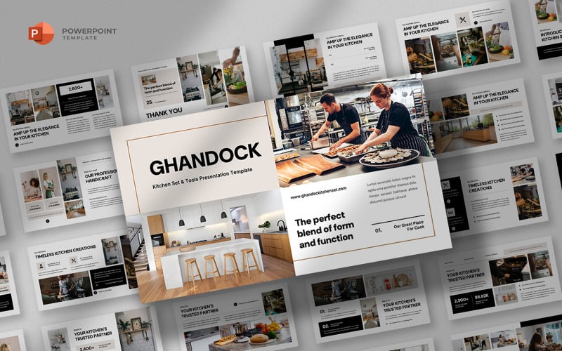 ghandock kitchen powerpoint template original