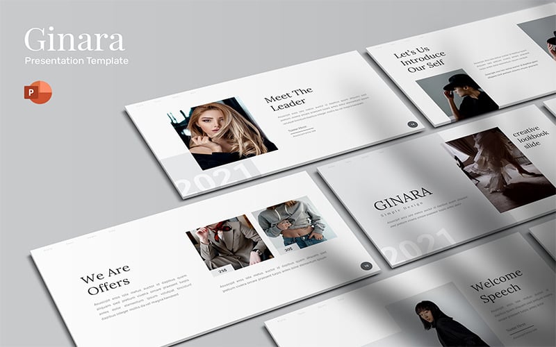 ginara lookbook powerpoint template original