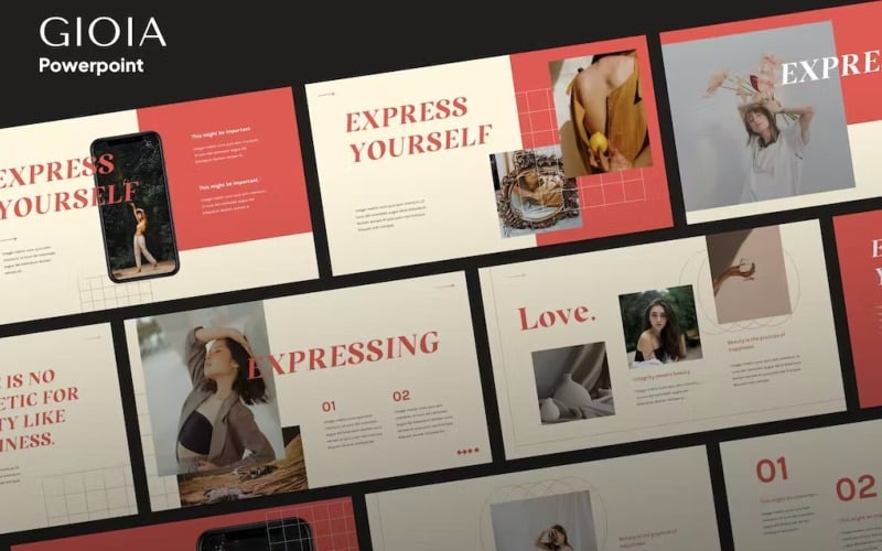 gioia aesthetic template powerpoint original