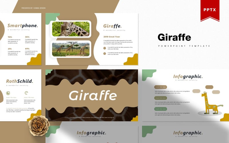 giraffe powerpoint template original