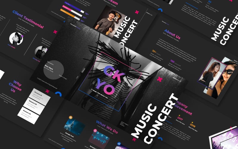 gkyo concert music powerpoint template original