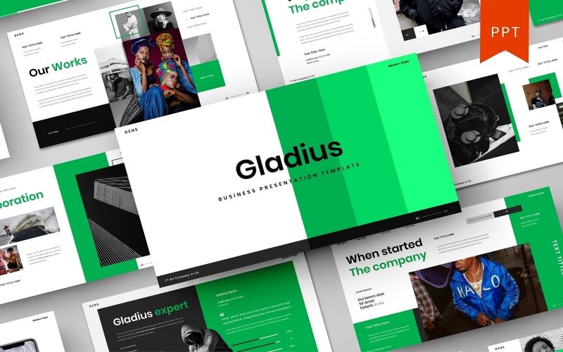 gladius business powerpoint template original