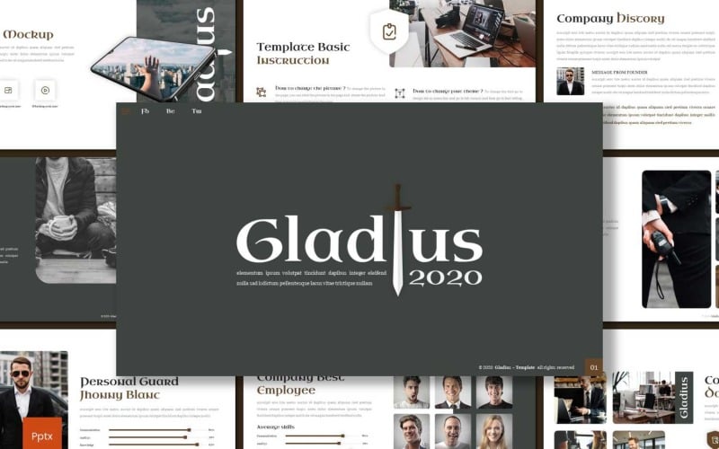 gladius powerpoint template original