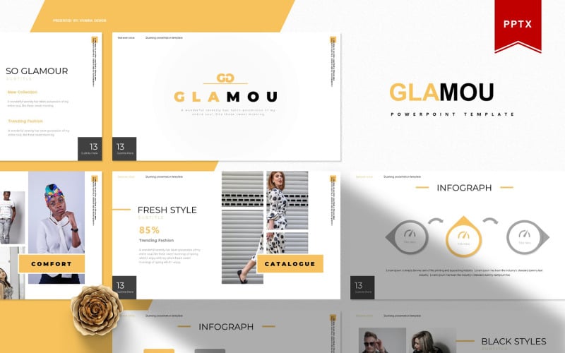glamou powerpoint template original