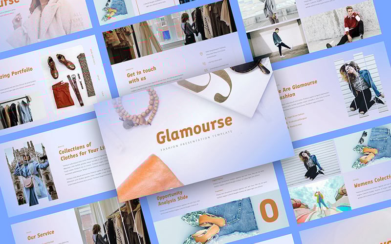 glamourse fashion powerpoint presentation template original