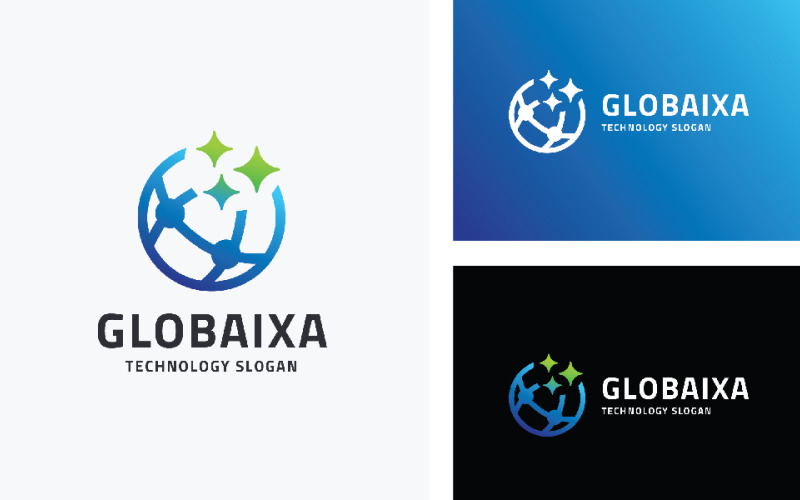 global artificial intelligence logo original