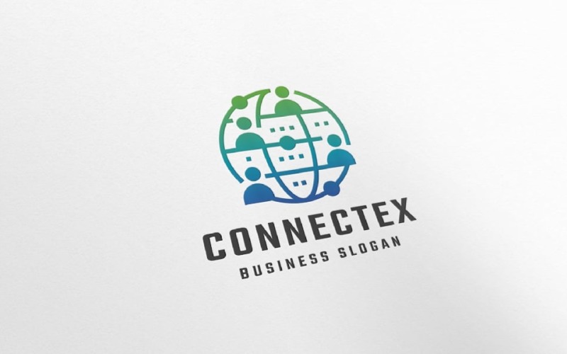 global connect tech professional logo original