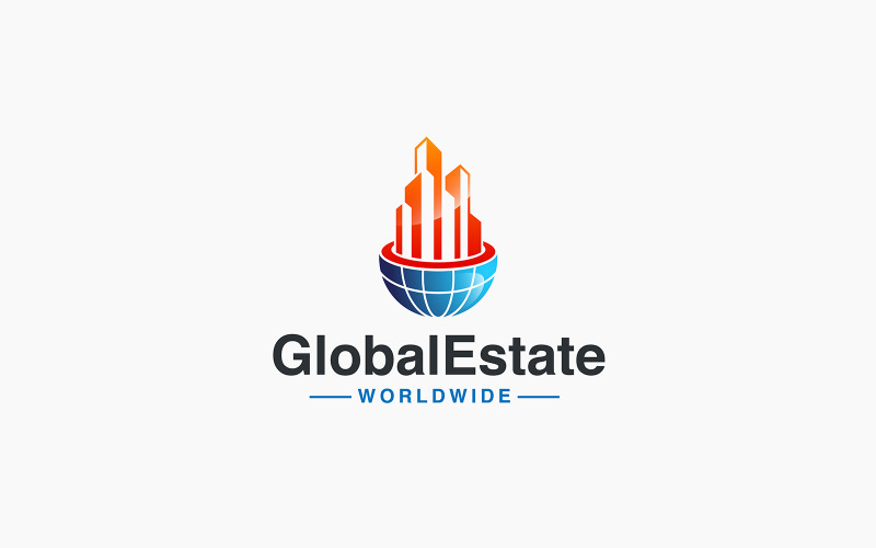 global estate global real estate logo template original