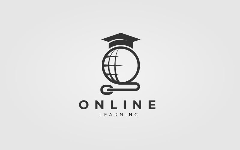 global learning logo design template global online education logo original