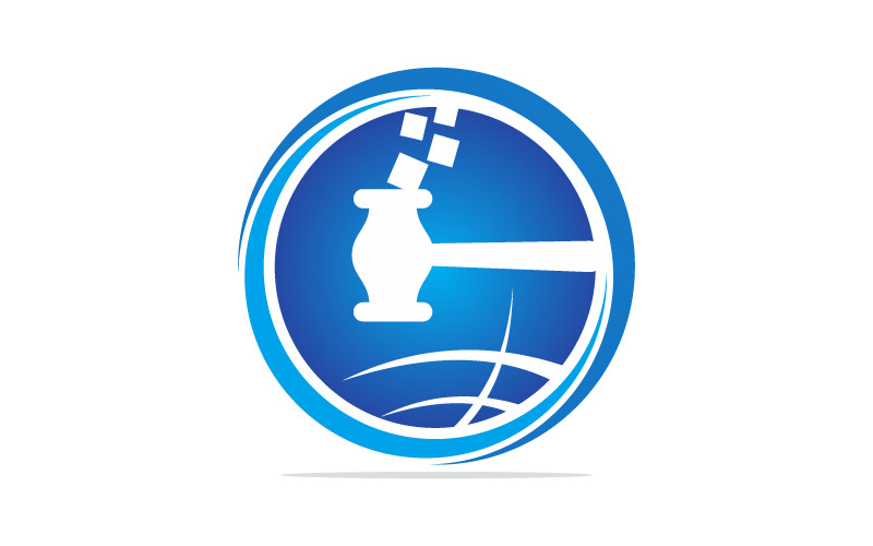 global online auction logo design brand original