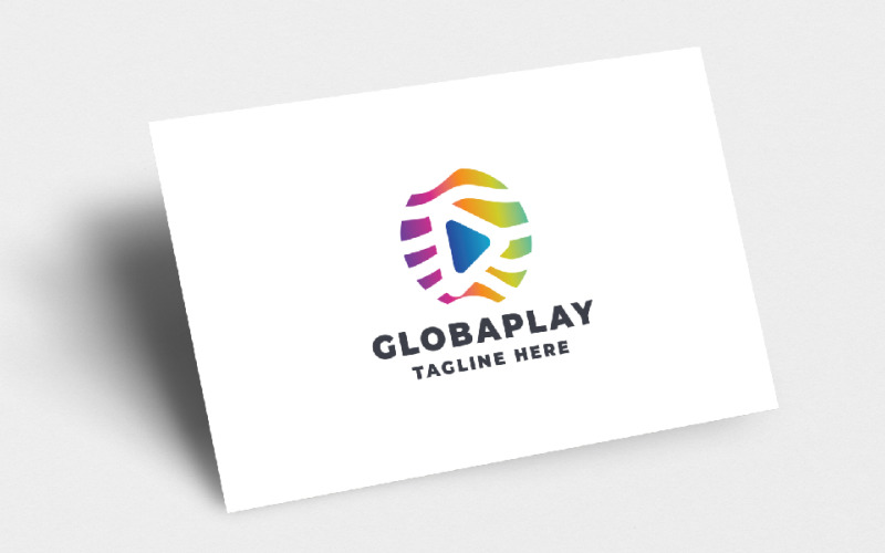 global play pro logo template original