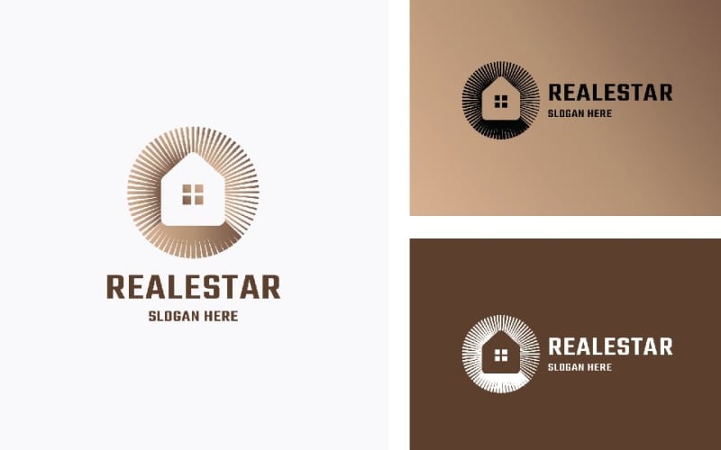 global real estate logo template original