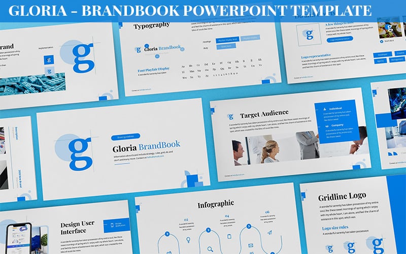 gloria brandbook powerpoint template original