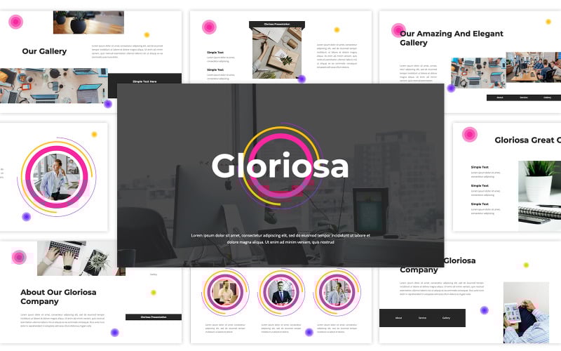 gloriosa powerpoint template original