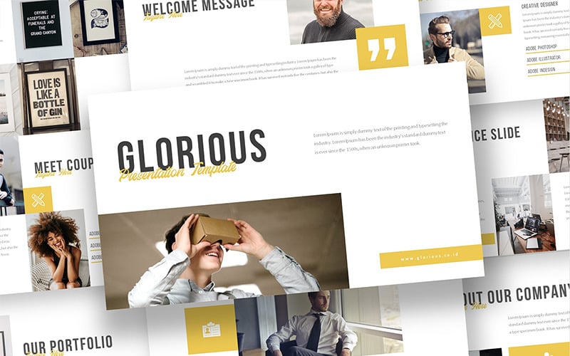 glorious powerpoint template original