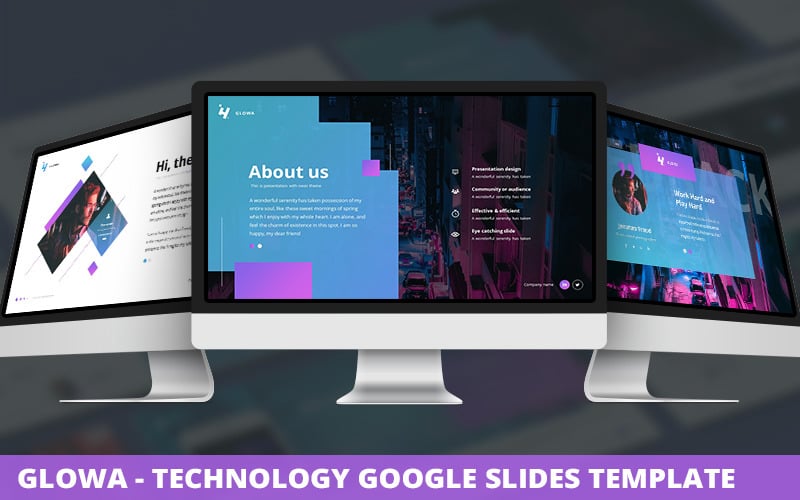 glowa technology powerpoint template original