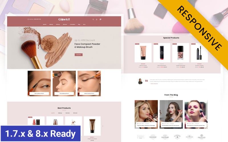 glowkit beauty store prestashop responsive theme original