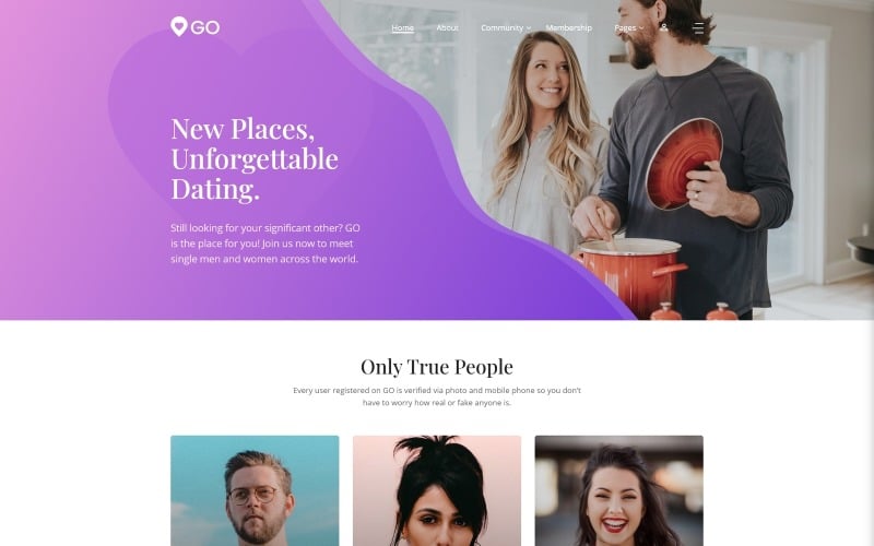 go dating multipage elegant joomla template original