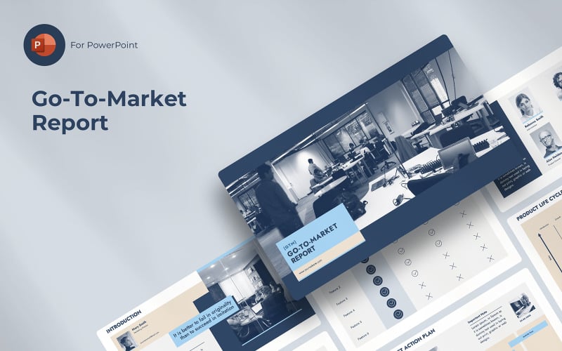 go to market report powerpoint presentation template original