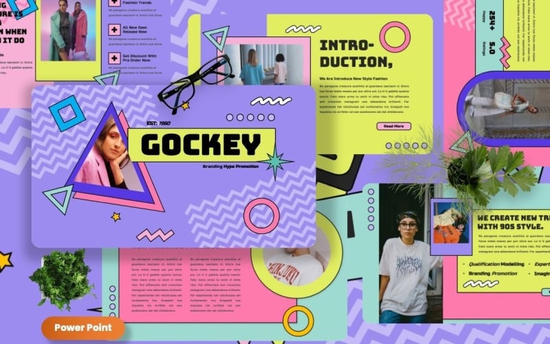 gockey s trends powerpoint template original