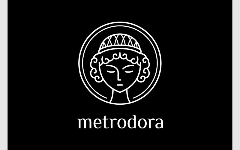 goddess greek ancient woman logo original