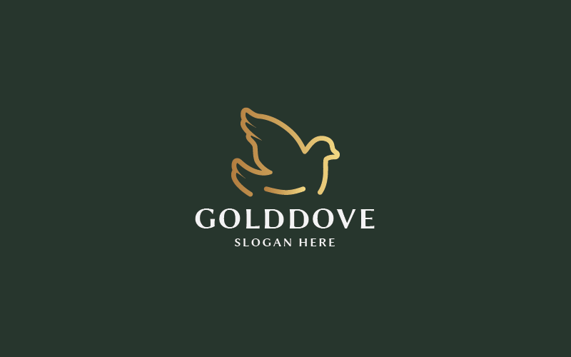 gold dove pro logo templates original