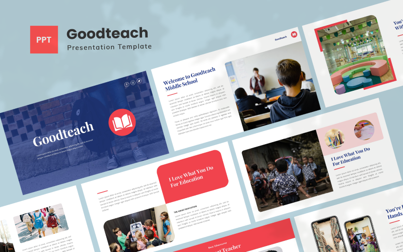 goodteach education powerpoint template original
