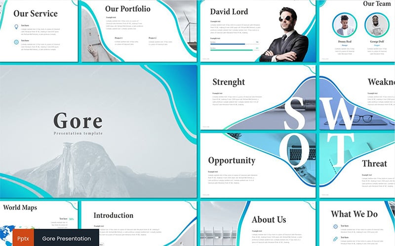 gore powerpoint template original