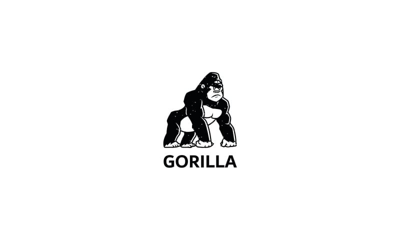 gorilla logo design logo vector design modern template graphic business illustration creative black original