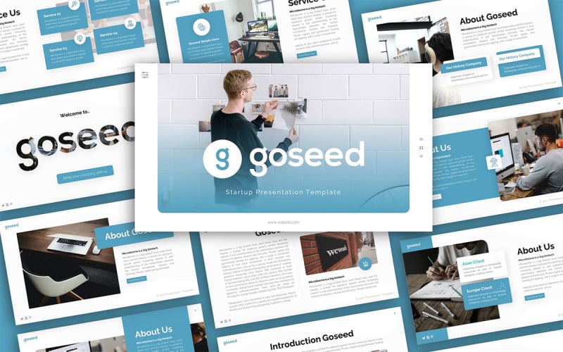 goseed startup multipurpose powerpoint presentation template original
