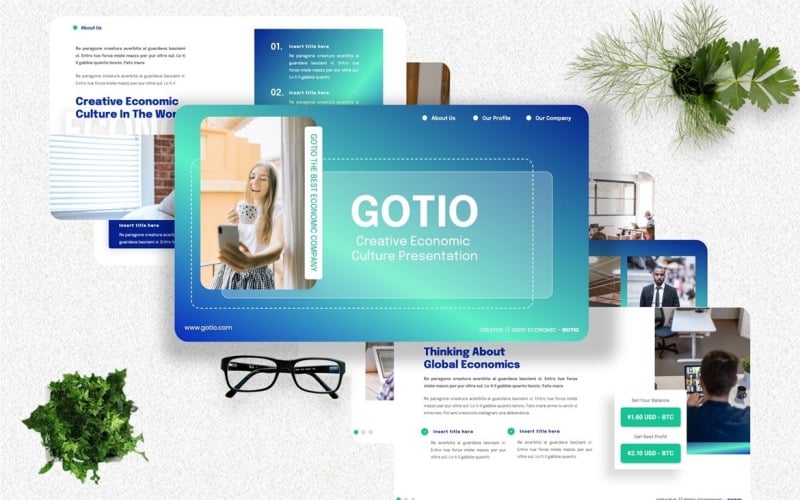 gotio creative economic culture powerpoint template original
