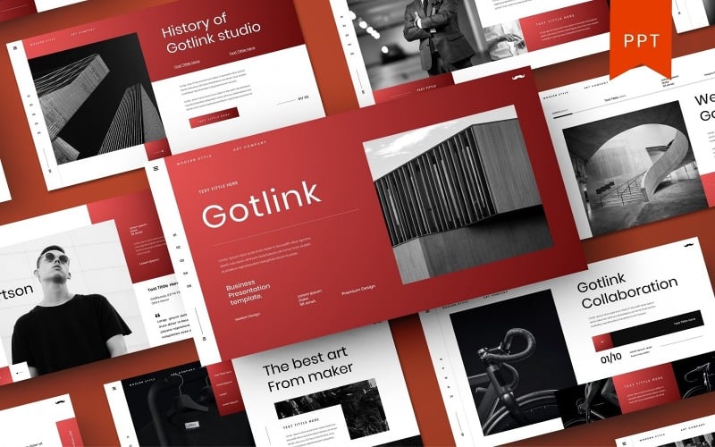 gotlink business powerpoint template original