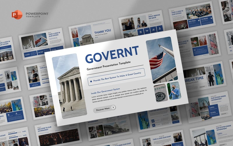 governt government institution powerpoint template original