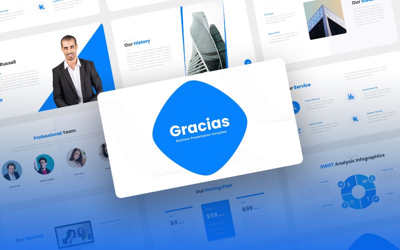 gracias business consulting keynote template original