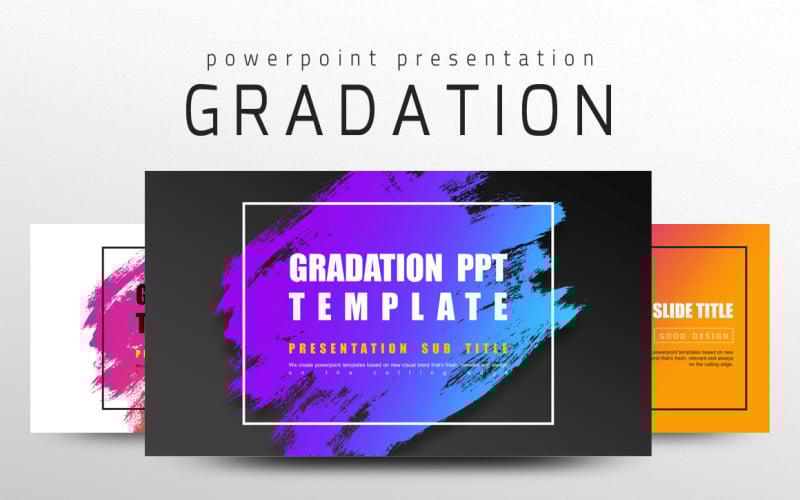 gradation ppt powerpoint template original