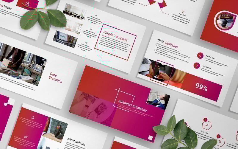 gradient business powerpoint template original