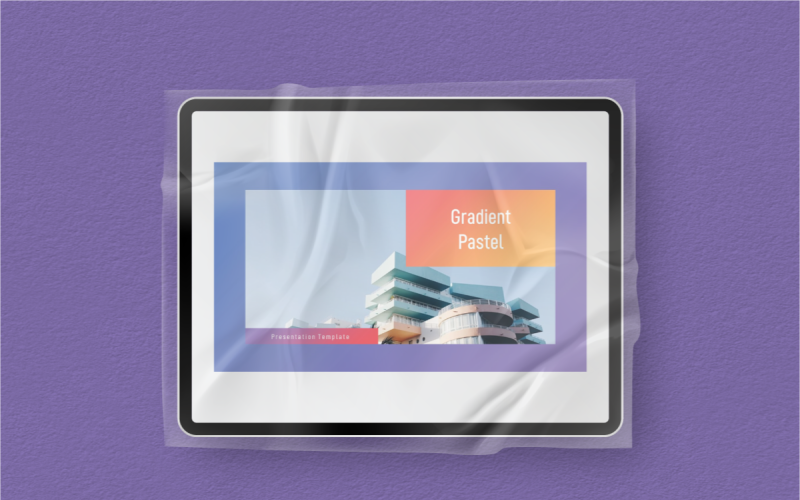 gradient pastel powerpoint template original