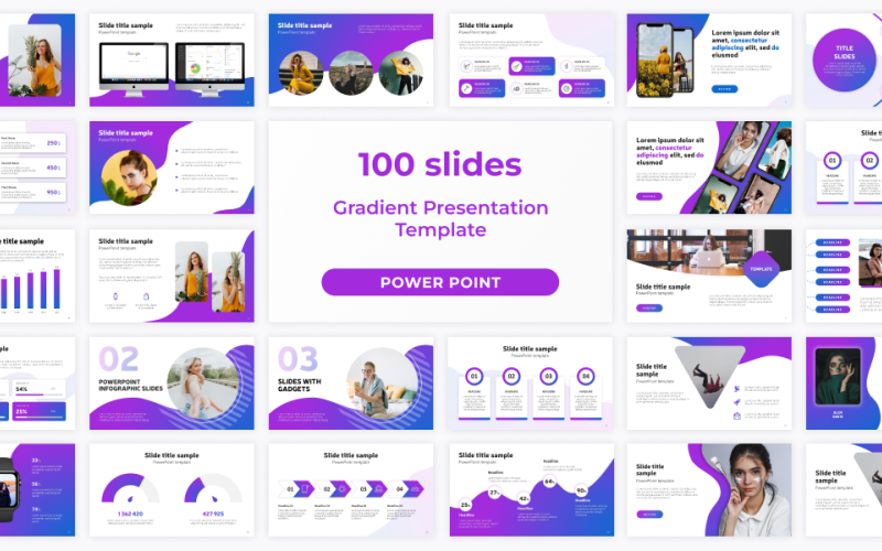 gradient powerpoint presentation template original