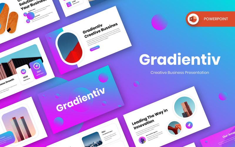 gradientiv creative bisiness powerpoint original