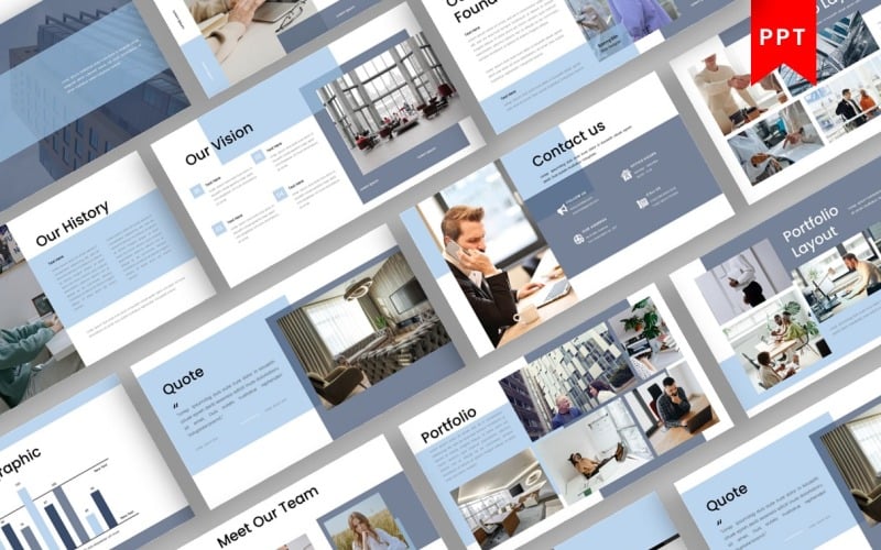 gravity powerpoint presentation template original