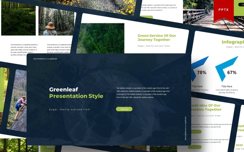 greanleaf powerpoint template original