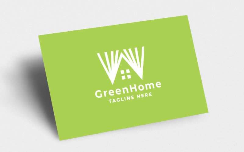 green home pro logo template original
