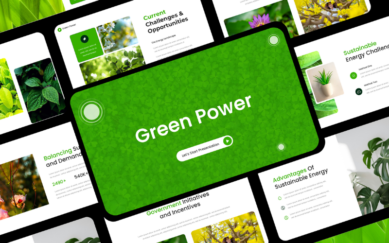 green power nature presentation original