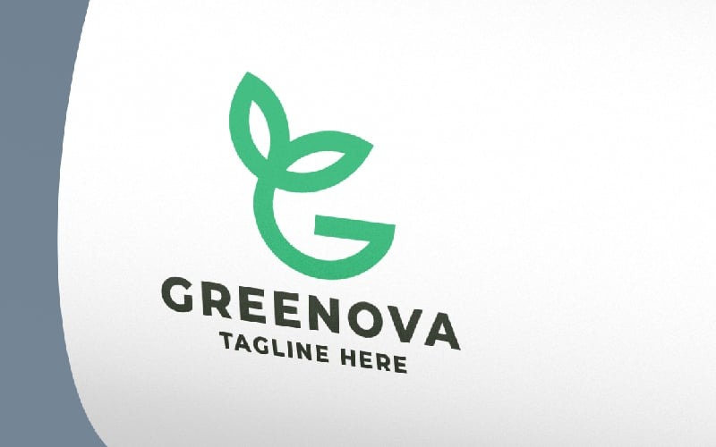 greenova letter g pro logo template original