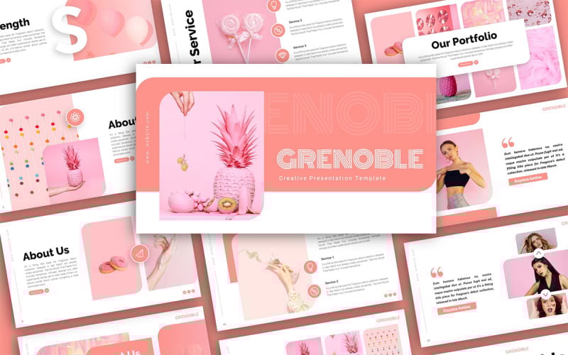 grenoble creative presentation template original