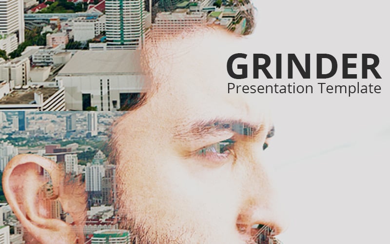 grinder powerpoint template original
