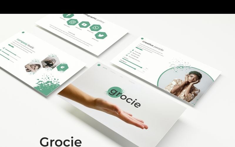 grocie powerpoint template original