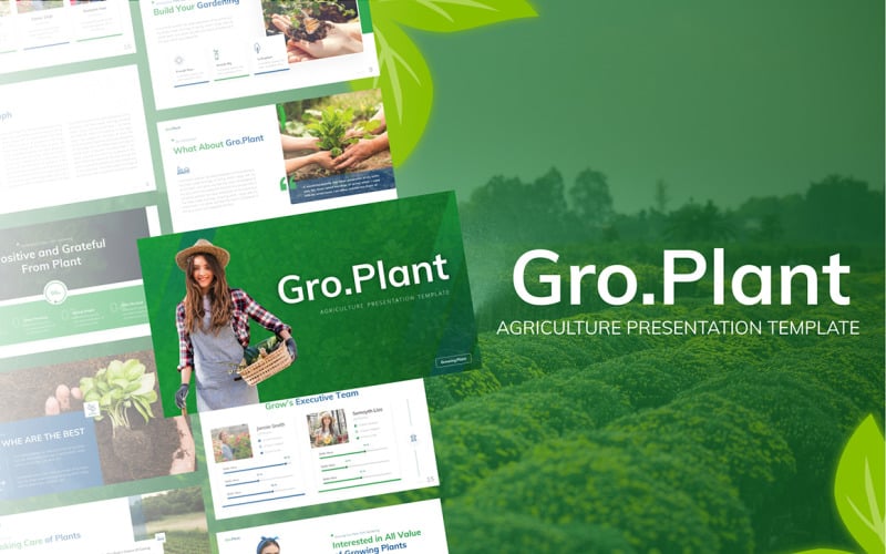 groplant agriculture professional powerpoint template original